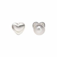 1 Pair Elegant Heart Shape Alloy Ear Studs main image 2