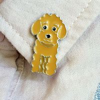 Cute Simple Style Animal Dog Alloy Enamel Unisex Brooches sku image 12