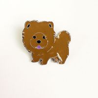 Cute Simple Style Animal Dog Alloy Enamel Unisex Brooches sku image 3