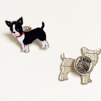 Cute Simple Style Animal Dog Alloy Enamel Unisex Brooches sku image 14