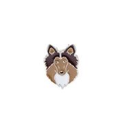 Cute Animal Dog Alloy Enamel Unisex Brooches sku image 3