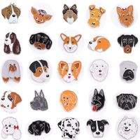 Cute Animal Dog Alloy Enamel Unisex Brooches main image 2