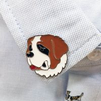 Cute Animal Dog Alloy Enamel Unisex Brooches sku image 15