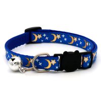 Pet Bronzing Moon Xingx Cat Dog Collar Cat Buckle Gold Separated Reflective Safety Buckle Collar sku image 2