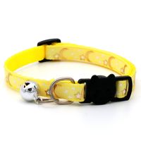 Pet Bronzing Moon Xingx Cat Dog Collar Cat Buckle Gold Separated Reflective Safety Buckle Collar sku image 6