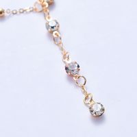 Modern Style Solid Color Alloy Plating Inlay Artificial Gemstones Women's Body Chain main image 2
