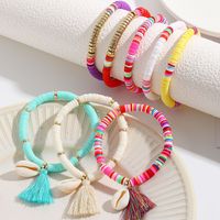 Vacation Colorful Shell Soft Clay Plating Women's Bracelets main image 6