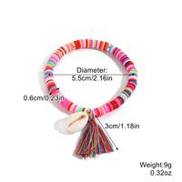 Vacation Colorful Shell Soft Clay Plating Women's Bracelets sku image 7