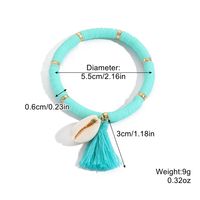 Vacation Colorful Shell Soft Clay Plating Women's Bracelets sku image 8