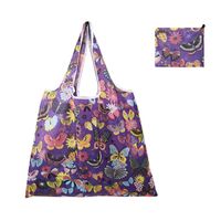 Cute Pastoral Flower Polyester Composite Needle Punched Cotton Shopping Bags sku image 10