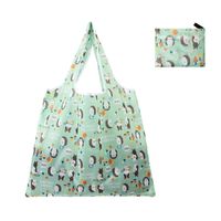 Cute Pastoral Flower Polyester Composite Needle Punched Cotton Shopping Bags sku image 59