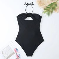 Women's Vacation Sexy Flower Hollow Out 2 Pieces Set One Piece main image 4