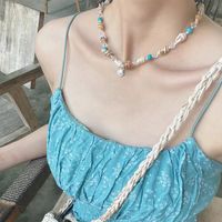 Vacation Conch Shell Alloy Glass Shell Wholesale Necklace sku image 1