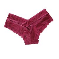 Solid Color Breathable Quick Dry Low Waist Briefs Panties main image 5