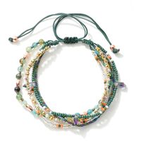 Wholesale Jewelry Bohemian Colorful Beaded Alloy Knitting Bracelets main image 5