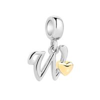 Original Design Letter Sterling Silver Polishing Jewelry Accessories sku image 23