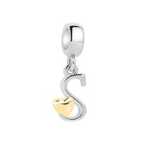 Original Design Letter Sterling Silver Polishing Jewelry Accessories sku image 19
