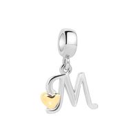 Original Design Letter Sterling Silver Polishing Jewelry Accessories sku image 13