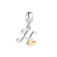Original Design Letter Sterling Silver Polishing Jewelry Accessories sku image 8