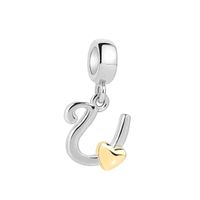 Original Design Letter Sterling Silver Polishing Jewelry Accessories sku image 21