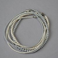 Retro Solid Color Imitation Pearl Wholesale Necklace main image 1
