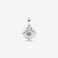 Casual Eye Sterling Silver Plating Inlay Artificial Gemstones Women's Charms main image 2