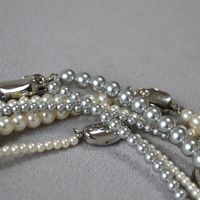 Retro Solid Color Imitation Pearl Wholesale Necklace main image 2