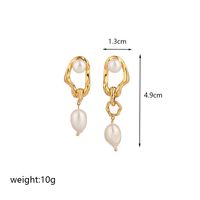 1 Pair Simple Style Heart Shape Flower Plating Inlay Copper Crystal Zircon 18k Gold Plated Drop Earrings sku image 2