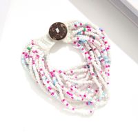 Wholesale Jewelry Bohemian Geometric Glass Knitting Bracelets main image 1