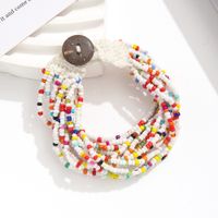 Wholesale Jewelry Bohemian Geometric Glass Knitting Bracelets sku image 1