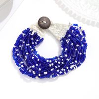 Wholesale Jewelry Bohemian Geometric Glass Knitting Bracelets sku image 4