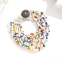 Wholesale Jewelry Bohemian Geometric Glass Knitting Bracelets sku image 6