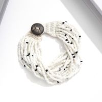 Wholesale Jewelry Bohemian Geometric Glass Knitting Bracelets sku image 5