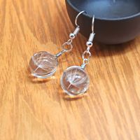 1 Pair Ig Style Casual Flower Glass Glass Drop Earrings sku image 10