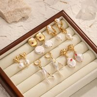 1 Pair Simple Style Heart Shape Flower Plating Inlay Copper Crystal Zircon 18k Gold Plated Drop Earrings main image 1