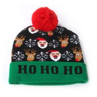 Unisex Classic Style Deer Pom Poms Eaveless Wool Cap sku image 3