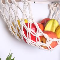 Cross-border Home Kitchen Fruit Basket Bohemia Decorative Fruit Net Bag Simple Nordic Style Woven Vegetable And Fruit Net Bag main image 4