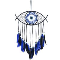 Pastoral Devil'S Eye Feather Iron Tapestry Wall Art main image 2