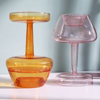 Creative Glass Bubble Vase Artistic Colorful Transparent And Cute Decoration B & B Living Room Table Decoration main image 5