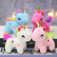 Cute Star Unicorn Plush Bag Pendant Keychain main image 5