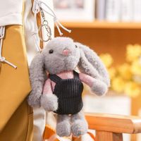 Cute Rabbit Pp Cotton Plush Women's Bag Pendant Keychain sku image 3