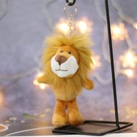 Cute Lion Plush Bag Pendant Keychain main image 2