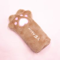 Bonito Estuche Para Lápices De Gato De Gran Capacidad Para Estudiantes Papelería Linda Bolsa De Peluche Para Gato sku image 3