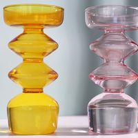 Creative Glass Bubble Vase Artistic Colorful Transparent And Cute Decoration B & B Living Room Table Decoration main image 3