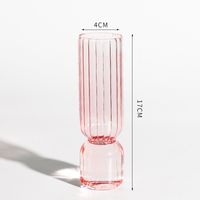 Creative Glass Bubble Vase Artistic Colorful Transparent And Cute Decoration B & B Living Room Table Decoration sku image 8