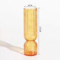 Creative Glass Bubble Vase Artistic Colorful Transparent And Cute Decoration B & B Living Room Table Decoration sku image 10