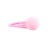 Simple Style Solid Color Plush Hair Clip sku image 1