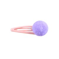 Simple Style Solid Color Plush Hair Clip sku image 10