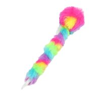 Doux Et Mignon Multicolore Stylo Gel Boule En Peluche main image 4