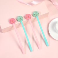 Sweet And Cute Multi-color Plush Ball Gel Pen main image 3